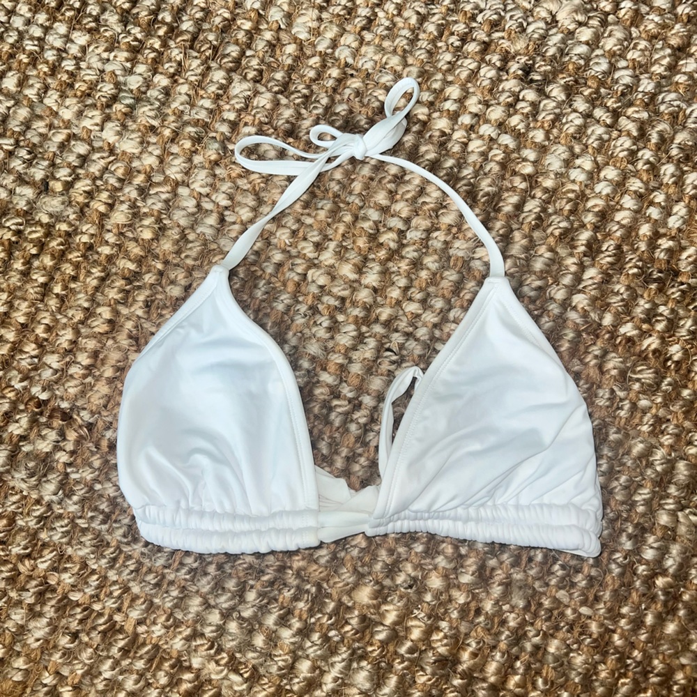 Beautiful white bikini top
